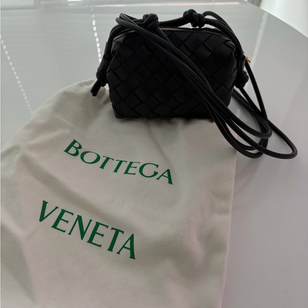 Bottega Veneta Black Candy Loop Bag NEVER USED